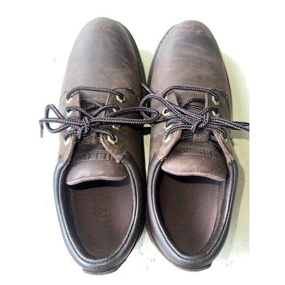 L.L.Bean Stonington Oxford Shoes Oiled Brown EXCLT Mn’s Sz 7.5M main image 4